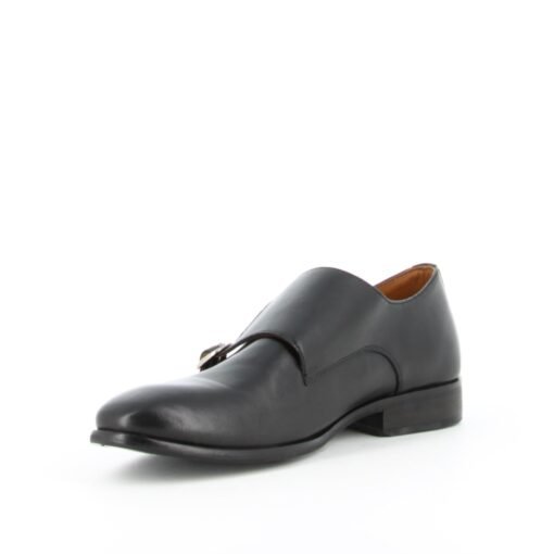 CHAUSSURE À BOUCLE EN CUIR NOIR Z9C3T 250001 – Image 2